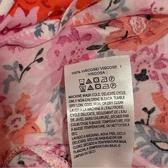 Lucky Brand (NEW) Floral Print Wrap Top - Picture 9 of 9